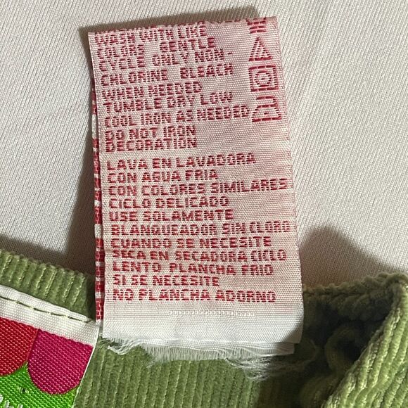 RARE VTG Strawberry Shortcake Jacket Size 24M Months Long Sleeve Green Corduroy - Picture 6 of 6